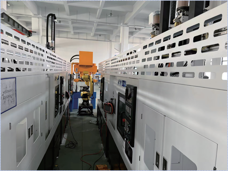 花瓣轴关节&桁架七联机自动化生产线