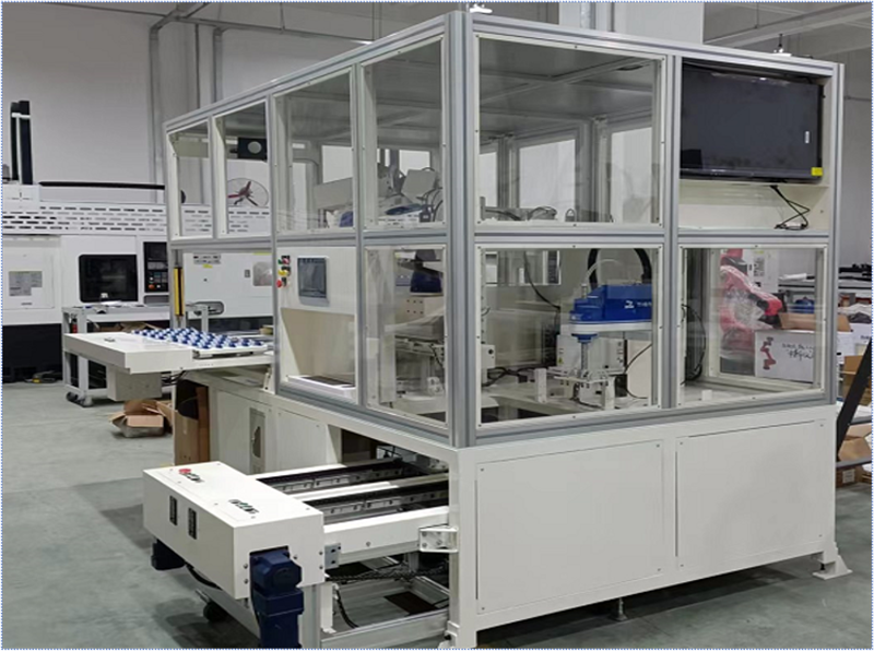 散热铜片自动化打磨检测专机